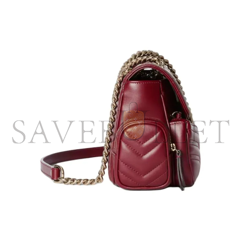 G*u*i gg marmont small multi-pocket bag 795228 (25.5*15*7cm)